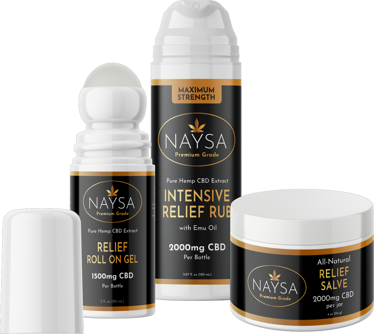 NAYSA Relief Rubs